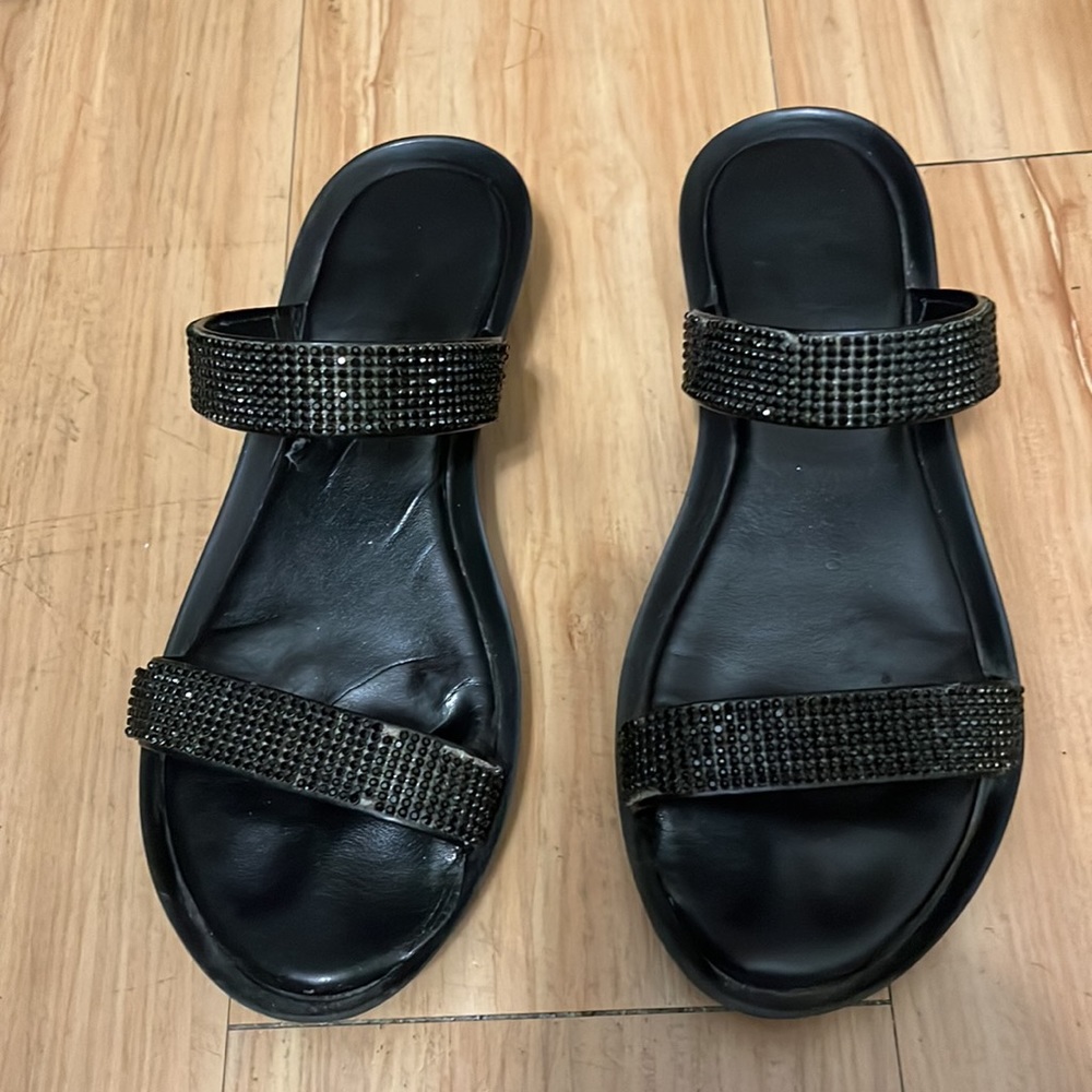 Italian Black Sandals
